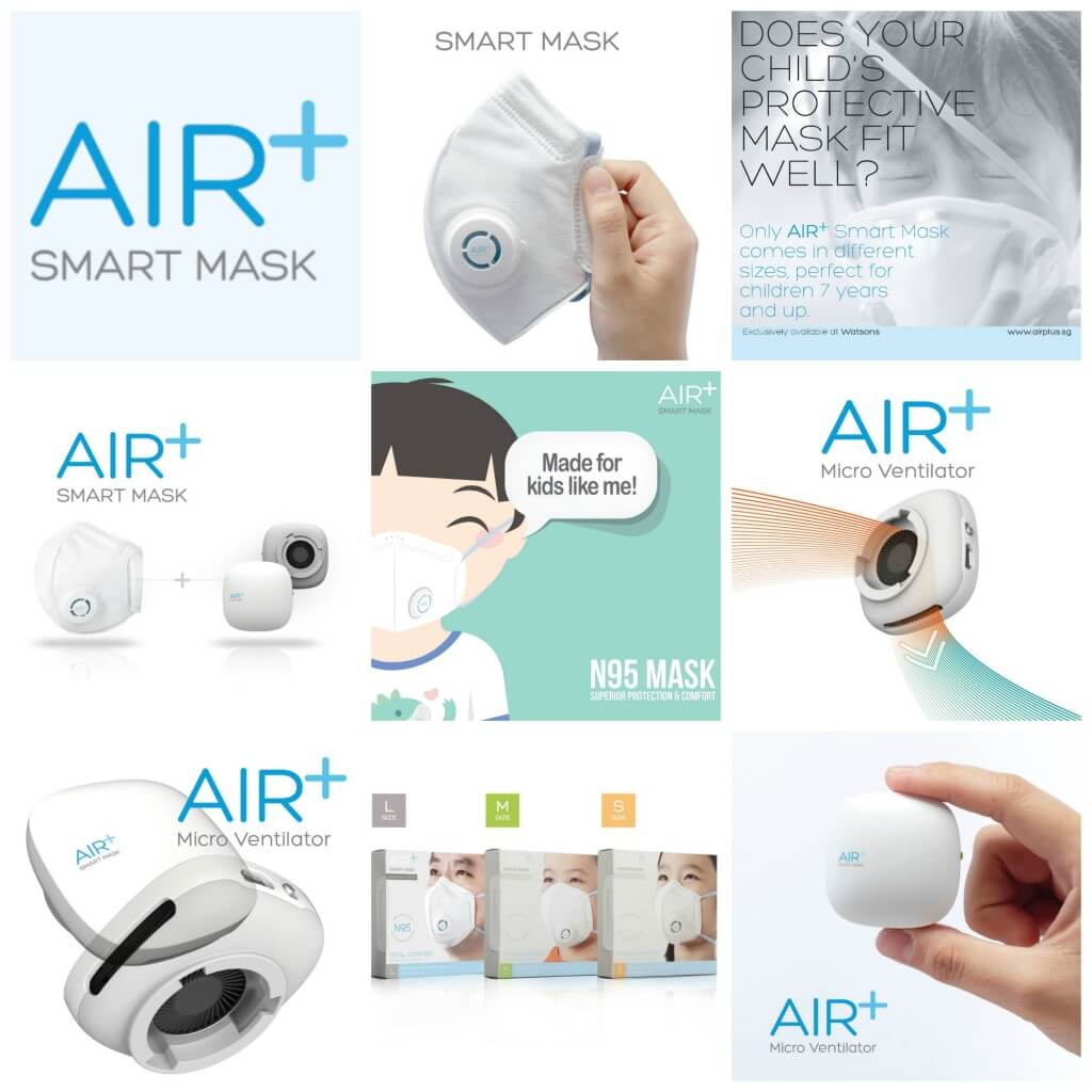AIR+ Smart Masks – Smart and Comfy Protection From the Haze